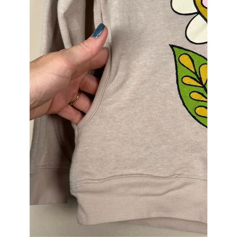 Natural Life Kid's Flower Crewneck Sweatshirt Sz 10-12